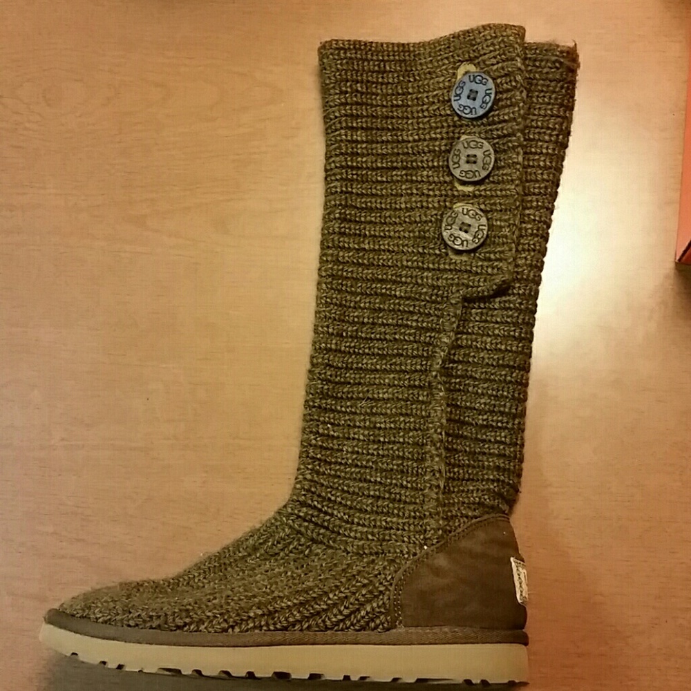 UGG Knit Brown Boots